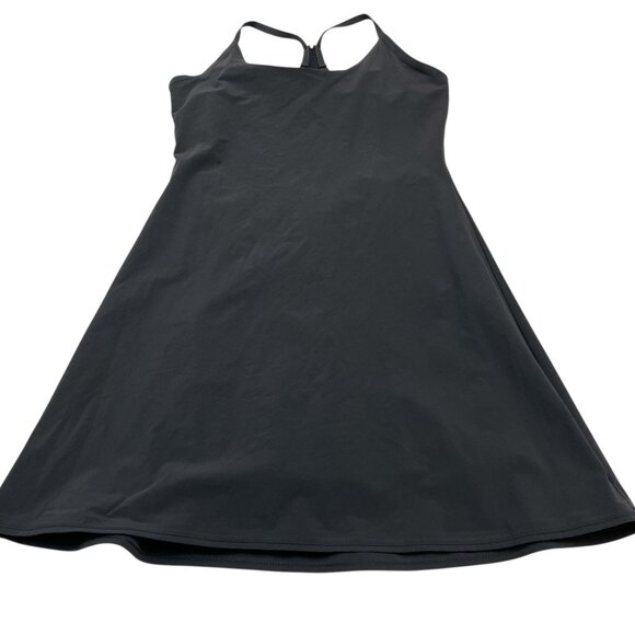 Outdoor Voices The Exercise Dress Womens XS Black Built In Shorts Pockets Tennis - Picture 2 of 8